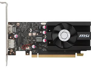 MSI GeForce GT 1030 DirectX 12 2GB 64-Bit GDDR5 PCI Express 3.0 x16 (uses x4) HDCP Ready Low Profile Video Card (GT 1030 2G LP OC) MSI GeForce GT 1030 DirectX 12 2GB 64-Bit GDDR5 PCI Express 3.0 x16 (uses x4) HDCP Ready Low Profile Video Card (GT 1030 2G LP OC)