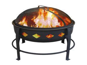 BROMLEY FIRE PIT, DIAMOND PATTERN, Black BROMLEY FIRE PIT, DIAMOND PATTERN, Black