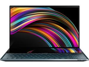 ASUS ZenBook Pro Duo UX581 15.6" 4K UHD NanoEdge Bezel Touch, Intel Core i7-9750H, 16 GB RAM, 2 TB PCIe SSD, GeForce RTX 2060, Innovative ScreenPad Plus, Windows 10 Pro - UX581GV-XB74T, Celestial Blue ASUS ZenBook Pro Duo UX581 15.6" 4K UHD NanoEdge Bezel Touch, Intel Core i7-9750H, 16 GB RAM, 2 TB PCIe SSD, GeForce RTX 2060, Innovative ScreenPad Plus, Windows 10 Pro - UX581GV-XB74T, Celestial Blue