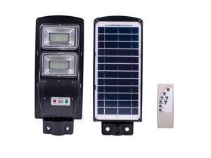 60W 120-LED Solar Sensor Outdoor Light with Light Control and Radar Built-In Sensor Black 60W 120-LED Solar Sensor Outdoor Light with Light Control and Radar Built-In Sensor Black