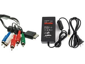 Sony PlayStation PS2 Slim Power And Component Cable Kit Sony PlayStation PS2 Slim Power And Component Cable Kit