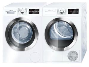 800 Series White Front Load Compact Laundry Pair with WAT28402UC 24 Washer and WTG86402UC 24 Electric Condensation Dryer 800 Series White Front Load Compact Laundry Pair with WAT28402UC 24 Washer and WTG86402UC 24 Electric Condensation Dryer