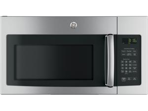 GE JVM3162RJSS 30" Over-the-Range Microwave with 1.6 cu. ft. Capacity 300 CFM with 2 Speeds 10 Power Levels Auto and Time Defrost and Turntable On/Off: Stainless Steel GE JVM3162RJSS 30" Over-the-Range Microwave with 1.6 cu. ft. Capacity 300 CFM with 2 Speeds 10 Power Levels Auto and Time Defrost and Turntable On/Off: Stainless Steel