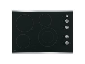 JP3530SJSS 30 Built-in Electric Cooktop with Four Radiant Cooking Elements Side Control Knobs Keep-Warm and Melt Settings in Black with Stainless Steel Frame JP3530SJSS 30 Built-in Electric Cooktop with Four Radiant Cooking Elements Side Control Knobs Keep-Warm and Melt Settings in Black with Stainless Steel Frame