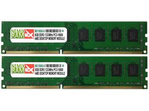 NEMIX RAM EXTREME AMD 16GB (2 X 8GB) DDR3 SDRAM 1333MHz (PC3-10600 / 10666) PC DESKTOP UDIMM MEMORY for AMD Systems NEMIX RAM EXTREME AMD 16GB (2 X 8GB) DDR3 SDRAM 1333MHz (PC3-10600 / 10666) PC DESKTOP UDIMM MEMORY for AMD Systems