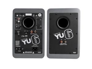 Kanto YU6 Powered Bookshelf Speakers with Bluetooth® and Phono Preamp for Turntable, TVs, PC — Matte Grey Kanto YU6 Powered Bookshelf Speakers with Bluetooth® and Phono Preamp for Turntable, TVs, PC — Matte Grey