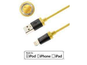 Spark Electronics MFI (Made for iPhone) Apple Certified Charging Data Cable Charger for iPhone 7/7 Plus 6/6 Plus - Yellow Spark Electronics MFI (Made for iPhone) Apple Certified Charging Data Cable Charger for iPhone 7/7 Plus 6/6 Plus - Yellow