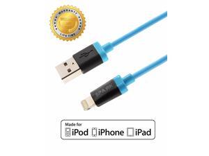 Spark Electronics MFI (Made for iPhone) Apple Certified Charging Data Cable Charger for iPhone 7/7 Plus 6/6 Plus - Blue Spark Electronics MFI (Made for iPhone) Apple Certified Charging Data Cable Charger for iPhone 7/7 Plus 6/6 Plus - Blue