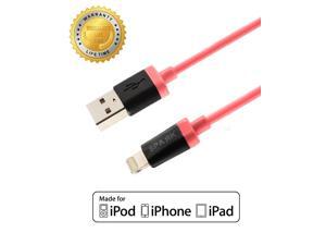 Spark Electronics MFI (Made for iPhone) Apple Certified Charging Data Cable Charger for iPhone 7/7 Plus 6/6 Plus - Red Spark Electronics MFI (Made for iPhone) Apple Certified Charging Data Cable Charger for iPhone 7/7 Plus 6/6 Plus - Red