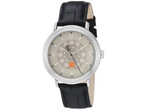 Bulova 96A164 Men's Stainless Steel Black Leather Band Beige Dial Watch Bulova 96A164 Men's Stainless Steel Black Leather Band Beige Dial Watch