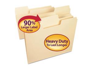 Smead SuperTab Heavyweight Folder Manila 1/3 Cut Letter 50/BX 10401 Smead SuperTab Heavyweight Folder Manila 1/3 Cut Letter 50/BX 10401