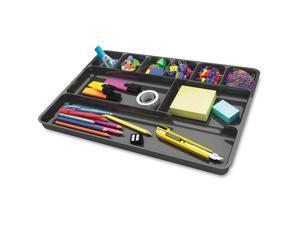 Deflecto Drawer Organizer 14"x9"x1-1/8" Black 38104 Deflecto Drawer Organizer 14"x9"x1-1/8" Black 38104