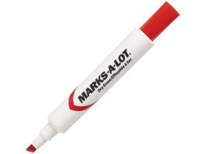 Whiteboard Dry-Erase Marker Chisel Point 12/BX Red Whiteboard Dry-Erase Marker Chisel Point 12/BX Red