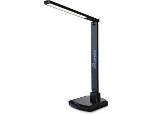Lorell LCD Display LED Desk Lamp 3-1/3"x7-3/5"x18-1/5" BK 99768 Lorell LCD Display LED Desk Lamp 3-1/3"x7-3/5"x18-1/5" BK 99768