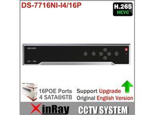 Hikvision 16CH NVR DS-7716NI-I4/16P with 4 SATA and 16 POE 4K HDMI Output Support H.265 Updateable 12MP NVR Dual OS Support Hikvision 16CH NVR DS-7716NI-I4/16P with 4 SATA and 16 POE 4K HDMI Output Support H.265 Updateable 12MP NVR Dual OS Support