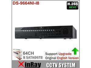 Hikvision 64CH NVR Embedded NVR DS-9664NI-I8 Up to 12 Megapixels resolution recording 8SATA for 8HDDs HMDI1 at up to 4K NVR Hikvision 64CH NVR Embedded NVR DS-9664NI-I8 Up to 12 Megapixels resolution recording 8SATA for 8HDDs HMDI1 at up to 4K NVR