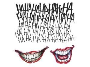 Suicide Squad Joker Costume Tattoo Kit Adult One Size Suicide Squad Joker Costume Tattoo Kit Adult One Size