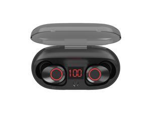 J29 tws Bluetooth 5.0 waterproof Earphone Mini Wireless Earbuds HIFI 3D Stereo with microphone with charging box - Black J29 tws Bluetooth 5.0 waterproof Earphone Mini Wireless Earbuds HIFI 3D Stereo with microphone with charging box - Black