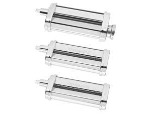 KitchenAid KSMPRA 3 Piece Pasta Roller & Cutter Attachment Set, Silver KitchenAid KSMPRA 3 Piece Pasta Roller & Cutter Attachment Set, Silver
