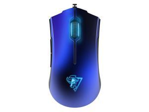 Rantopad FF Gaming Mouse with 5 Buttons, 800/1600/3500DPI, 1000MHz, Breathing Ambient LED Backlit, 2m Wired Gold-plated USB, Plug-and-play, Ergonomic, Gem Blue Rantopad FF Gaming Mouse with 5 Buttons, 800/1600/3500DPI, 1000MHz, Breathing Ambient LED Backlit, 2m Wired Gold-plated USB, Plug-and-play, Ergonomic, Gem Blue