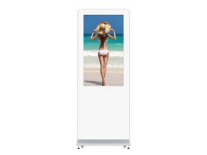 SEEYOO 49'' White Color Touch Kiosk, LG Panel, 10 Touch Point Interactive Display Totem, Digital Signage, Movable with Wheels SEEYOO 49'' White Color Touch Kiosk, LG Panel, 10 Touch Point Interactive Display Totem, Digital Signage, Movable with Wheels