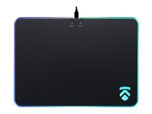 Eluktronics Hard RGB Mousepad, Wired USB LED Gaming Mouse Pad, Hard Non-Slip Rubber Surface Mouse Mat, Optimized for all Computer Mouse Sensitivity and Sensors - Size: Large Eluktronics Hard RGB Mousepad, Wired USB LED Gaming Mouse Pad, Hard Non-Slip Rubber Surface Mouse Mat, Optimized for all Computer Mouse Sensitivity and Sensors - Size: Large