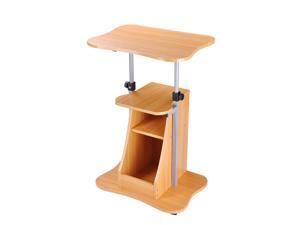 Adjustable Height Rolling Mobile Stand Laptop Storage Desk Cart Office Lecture Adjustable Height Rolling Mobile Stand Laptop Storage Desk Cart Office Lecture