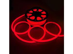 DELight® 50FT Red Flexible LED Neon Rope Light Outdoor Holiday Party Decor Lighting 110V DELight® 50FT Red Flexible LED Neon Rope Light Outdoor Holiday Party Decor Lighting 110V
