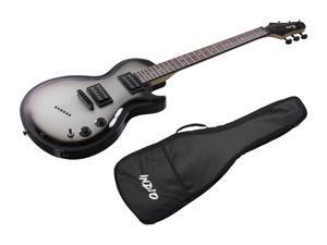 Monoprice Indio 66 Classic Electric Guitar with Gig Bag-Silver Burst Monoprice Indio 66 Classic Electric Guitar with Gig Bag-Silver Burst