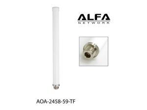 Alfa AOA-2458-59-TF 2.4/5 GHz 9 dBi Dual Band Outdoor WiFi omni antenna N-female Alfa AOA-2458-59-TF 2.4/5 GHz 9 dBi Dual Band Outdoor WiFi omni antenna N-female