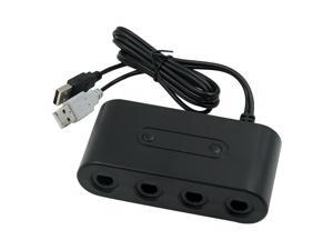 Game Cube Controllers Adapter 3 in 1 GC Gamepad Adapter for N-Switch/Wii U/PC 4-Port Game Cube Controllers Adapter 3 in 1 GC Gamepad Adapter for N-Switch/Wii U/PC 4-Port