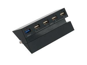 DOBE 2 to 5 USB HUB 3.0 with LED Indicators for PS4 DOBE 2 to 5 USB HUB 3.0 with LED Indicators for PS4