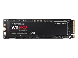SAMSUNG 970 PRO 512GB M.2 2280 PCIe Gen3. X4, NVMe 64L V-NAND 2-bit MLC Internal Solid State Drive (SSD) SAMSUNG 970 PRO 512GB M.2 2280 PCIe Gen3. X4, NVMe 64L V-NAND 2-bit MLC Internal Solid State Drive (SSD)