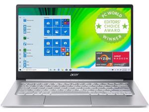 Acer Swift 3 Thin & Light Laptop, 14" Full HD IPS, AMD Ryzen 7 4700U Octa-Core Processor with Radeon Graphics, 8GB LPDDR4, 512GB NVMe SSD, WiFi 6, Backlit Keyboard, Fingerprint Reader, SF314-42-R9YN Acer Swift 3 Thin & Light Laptop, 14" Full HD IPS, AMD Ryzen 7 4700U Octa-Core Processor with Radeon Graphics, 8GB LPDDR4, 512GB NVMe SSD, WiFi 6, Backlit Keyboard, Fingerprint Reader, SF314-42-R9YN