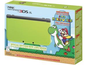 Nintendo New 3DS XL Special Edition: Lime Green with Super Mario World Nintendo New 3DS XL Special Edition: Lime Green with Super Mario World