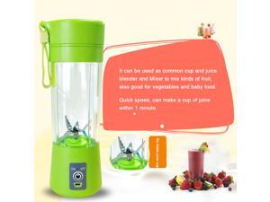 Portable USB Blender, Personal Travel Blender 400ml/13.5oz, Rechargeable Mini Juicer Blender with Charge Cable Travel Cup for Shake, Smoothie and Baby Food Portable USB Blender, Personal Travel Blender 400ml/13.5oz, Rechargeable Mini Juicer Blender with Charge Cable Travel Cup for Shake, Smoothie and Baby Food