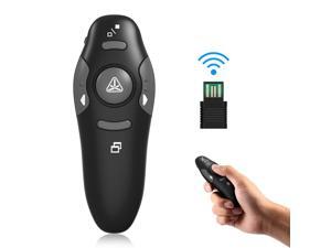 2.4GHz Wireless Exquisite Portable USB PowerPoint Presenter RF Remote Control Red Laser Pointer Pen Plug and Play 2.4GHz Wireless Exquisite Portable USB PowerPoint Presenter RF Remote Control Red Laser Pointer Pen Plug and Play