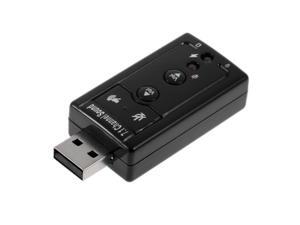 Mini USB 2.0 3D Virtual 12Mbps External 7.1 Channel Audio Sound Card Adapter FF Mini USB 2.0 3D Virtual 12Mbps External 7.1 Channel Audio Sound Card Adapter FF