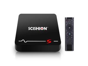 SCISHION Model S Voice Remote TV Box RK3229 Android 8.1 2GB RAM + 16GB ROM 2.4G WiFi 100Mbps Support 4K H.265 SCISHION Model S Voice Remote TV Box RK3229 Android 8.1 2GB RAM + 16GB ROM 2.4G WiFi 100Mbps Support 4K H.265