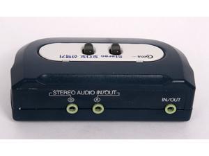 Coms 2 Port Stereo Manual Selector Audio Sharing Switch Box Coms 2 Port Stereo Manual Selector Audio Sharing Switch Box