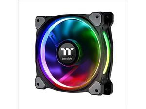 Thermaltake Riing Plus 12 RGB Single Fan Pack Controller Required 120mm Software Enabled Circular 12 Controllable LED RGB Ring Case/Radiator Fan CL-F059-PL12SW-A Thermaltake Riing Plus 12 RGB Single Fan Pack Controller Required 120mm Software Enabled Circular 12 Controllable LED RGB Ring Case/Radiator Fan CL-F059-PL12SW-A