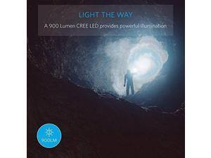 Anker Bolder LC90 2-Cell Rechargeable Flashlight, IP65 Water-Resistant, Zoomable, LED Torch (for Camping and Hiking) with Super Bright 900 Lumens CREE LED, 5 Light Modes, 18650 Battery Included Anker Bolder LC90 2-Cell Rechargeable Flashlight, IP65 Water-Resistant, Zoomable, LED Torch (for Camping and Hiking) with Super Bright 900 Lumens CREE LED, 5 Light Modes, 18650 Battery Included