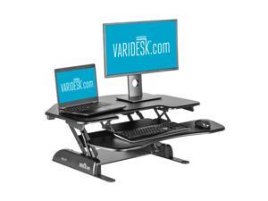 Height-Adjustable Standing Desk for Cubicles - VARIDESK Cube Corner 36 Height-Adjustable Standing Desk for Cubicles - VARIDESK Cube Corner 36