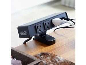 VARIDESK PowerHub Surge Protector with 3 AC Outlets and 2 USB Ports - 12' Cord VARIDESK PowerHub Surge Protector with 3 AC Outlets and 2 USB Ports - 12' Cord