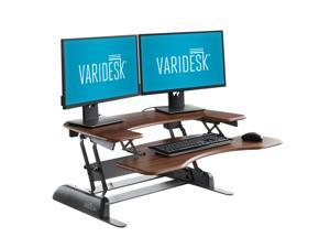 Height-Adjustable Standing Desk - VARIDESK Pro Plus 36 - Darkwood Height-Adjustable Standing Desk - VARIDESK Pro Plus 36 - Darkwood