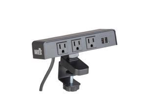 VARIDESK PowerHub Surge Protector with 3 AC Outlets and 2 USB Ports - 12' Cord VARIDESK PowerHub Surge Protector with 3 AC Outlets and 2 USB Ports - 12' Cord