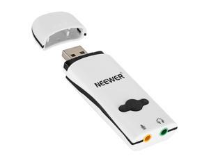 Neewer NW-U30 USB External Stereo Sound Adapter for PC Laptop Recording, Plug-and-Play Drive-Free Sound Card with Headphone, Microphone Jack, Compatible with Windows XP Vista 7 8 8.1 10 Mac OS(White) Neewer NW-U30 USB External Stereo Sound Adapter for PC Laptop Recording, Plug-and-Play Drive-Free Sound Card with Headphone, Microphone Jack, Compatible with Windows XP Vista 7 8 8.1 10 Mac OS(White)
