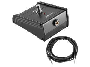 Neewer Push On Push Off 1 Button Footswitch with Cable, Ideal for Guitar Bass and Keyboard Amplifiers Neewer Push On Push Off 1 Button Footswitch with Cable, Ideal for Guitar Bass and Keyboard Amplifiers