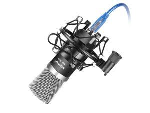 Neewer NW-7000 USB Condenser Microphone Kit for Windows and Mac with Metal Microphone Shock Mount, Ball-type Anti-wind Foam Cap, USB Audio Cable for Professional Studio Broadcasting & Recording(Black) Neewer NW-7000 USB Condenser Microphone Kit for Windows and Mac with Metal Microphone Shock Mount, Ball-type Anti-wind Foam Cap, USB Audio Cable for Professional Studio Broadcasting & Recording(Black)