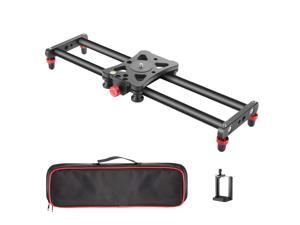 Neewer Camera Slider Carbon Fiber Dolly Rail, 16 inches/40 centimeters with 4 Bearings for Smartphone Nikon Canon Sony Camera 12lbs Loading Neewer Camera Slider Carbon Fiber Dolly Rail, 16 inches/40 centimeters with 4 Bearings for Smartphone Nikon Canon Sony Camera 12lbs Loading
